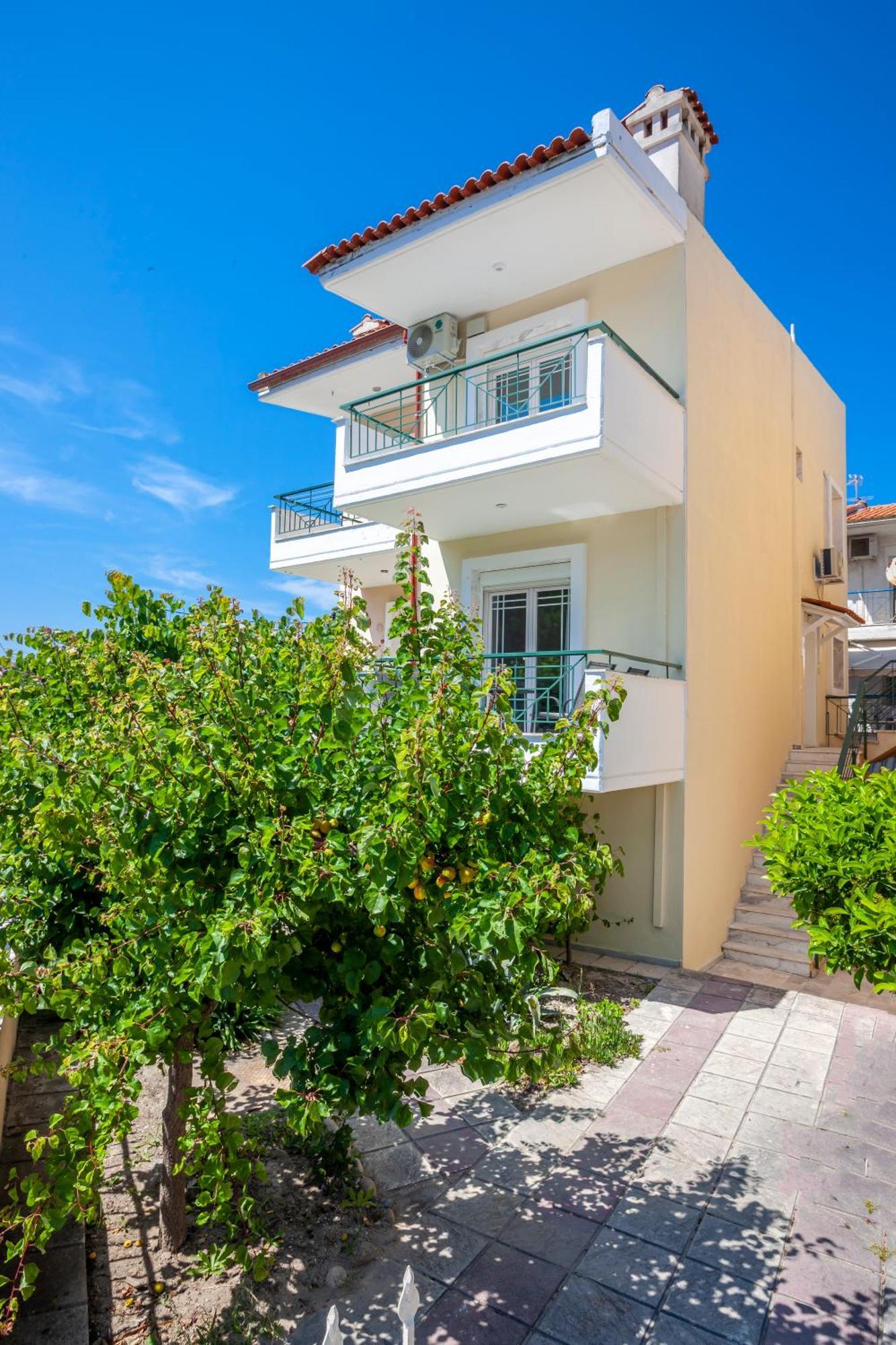 Aris Luxury Apartments Pefkochori Eksteriør bilde